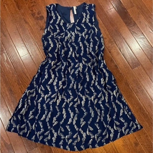 Mittoshop feather print shift dress size small - Picture 3 of 6